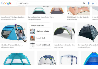 Buy a beach tent online. Where do you start?