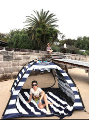 Australia's best sun shelter. pop up Beach tent for families.