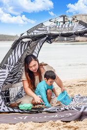 1. BEST SELLER - SUNPLAY Australia Beach Tent (Sea Breeze) - with Free Backpack