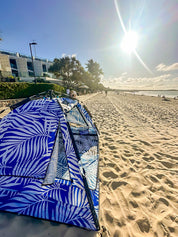 Ocean oasis blue beach shelter